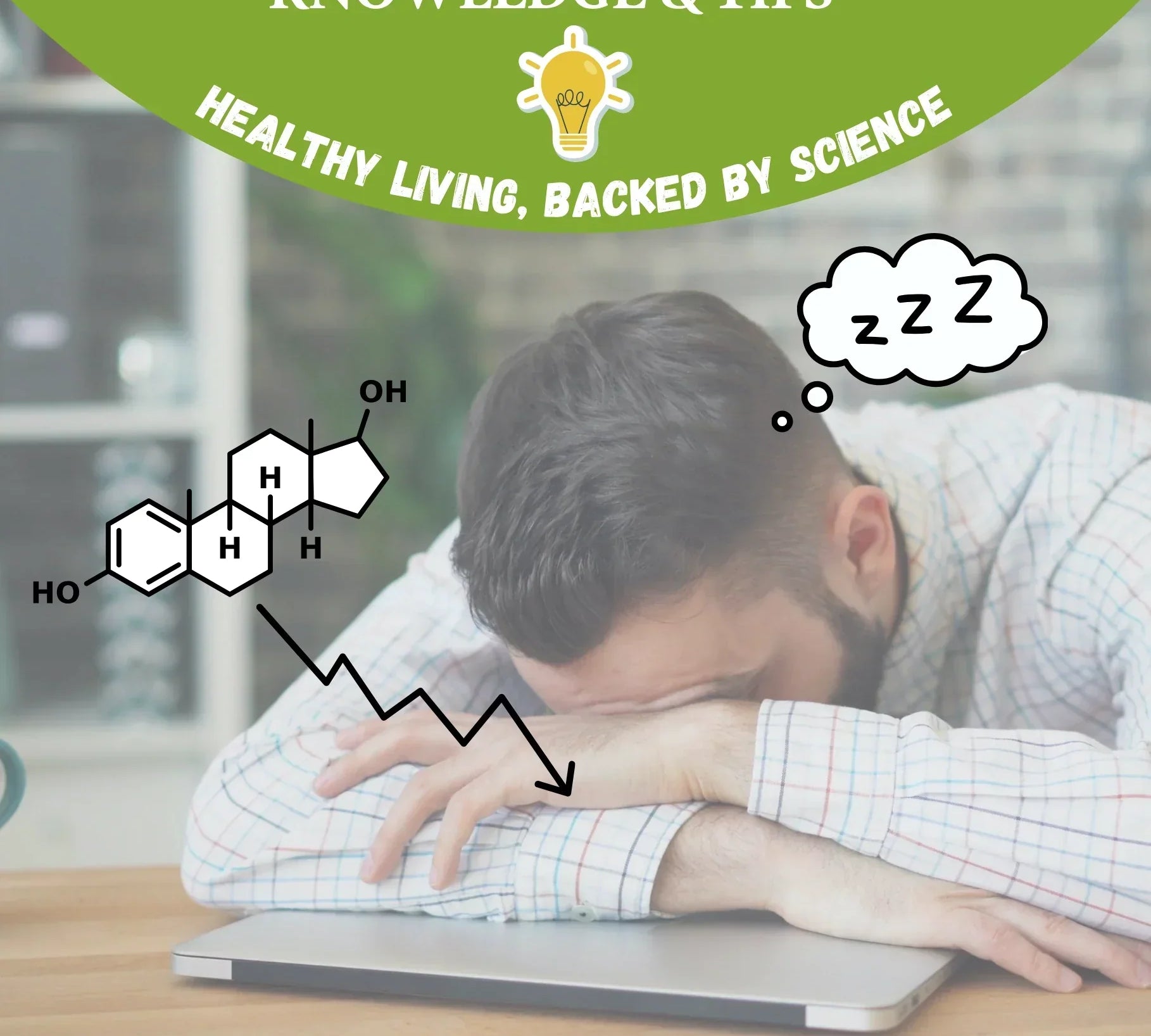 Man over 40 experiencing tiredness during a demanding working day