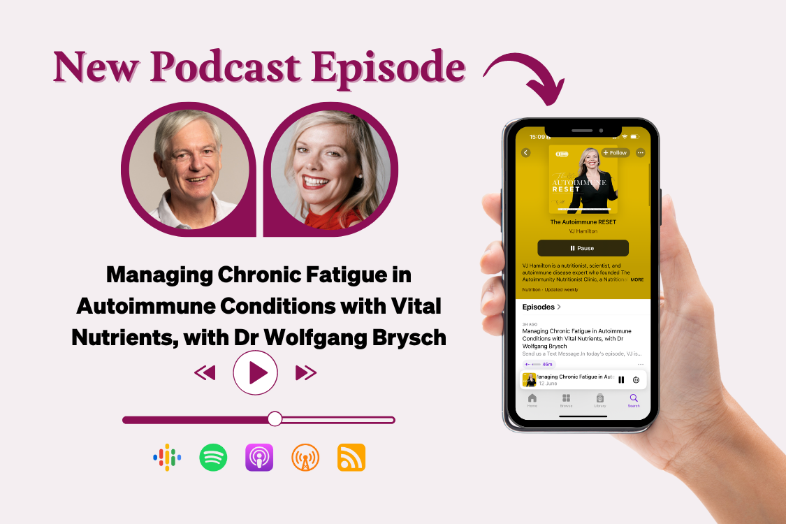 podcast with VJ Hamilton and Dr Wolfgang Brysch on autoimmunity and chronic fatigue