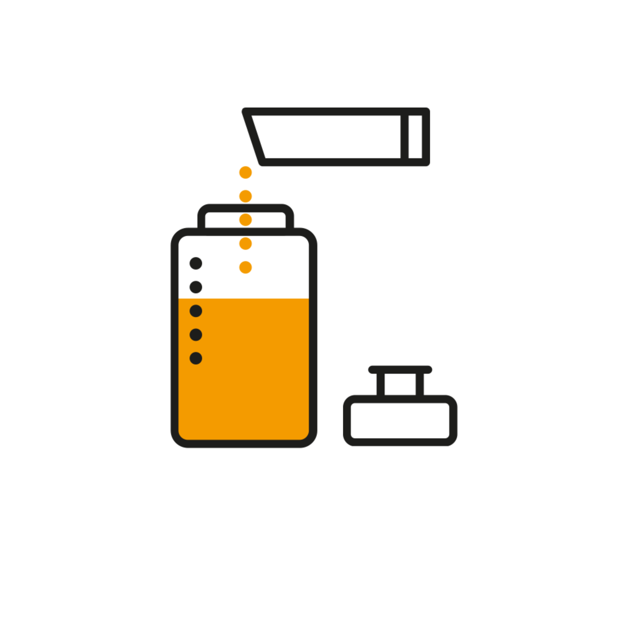 Add your recommended daily amount of product to 200ml of water.